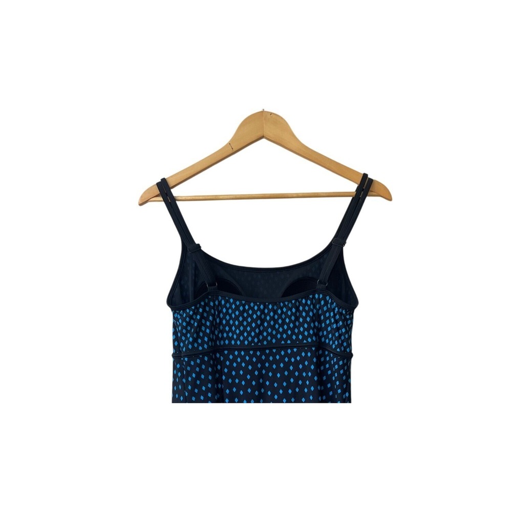 Great Lengths One Piece Polka Dot Swimsuit Size 10 Skirt Dress Bikini Bottoms - Picture 7 of 10